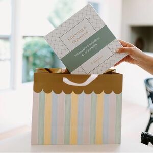 Expecting and Organized New Baby Planner Pregnancy Checklist Journal